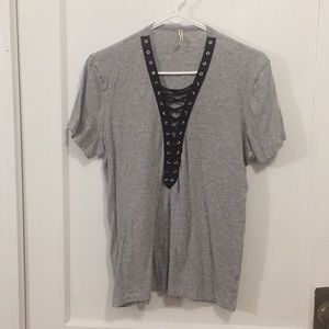 LF Emma & Sam lace up top size XS